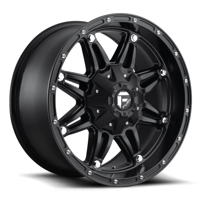 Aluminum Wheels 17X8.5 Hostage D531 5 On 110/5 On 127 Matte Black 72.6 Bore 38 Offset Fuel Off Road Wheels