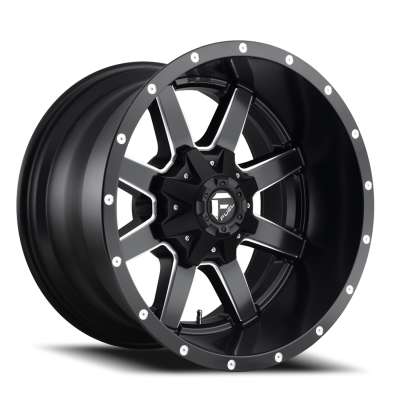 Aluminum Wheels 18X9 Maverick D538 5 On 114.3/5 On 127 Black/Milled 78.1 Bore 1 Offset Fuel Off Road Wheels