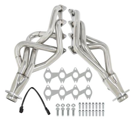 2005-2010 Mustang Long Tube Headers and EPA Compliant Catted H-Pipe Kit 304 Stainless Pypes Performance Exhaust