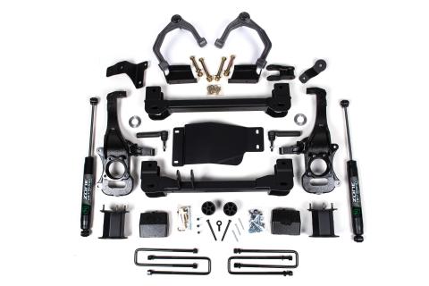 19-24 Silverado/Sierra 1500 4WD 6 Inch Lift Kit Fox Adventure Shocks Zone Offroad