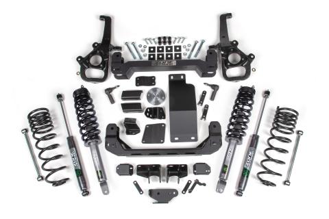 4 Inch Lift Kit for 2025 Ram 1500 4WD 4 Inch Front 3 Inch Rear Suspension Lift System Large Bore Nitro Rear Shocks Zone Offroad