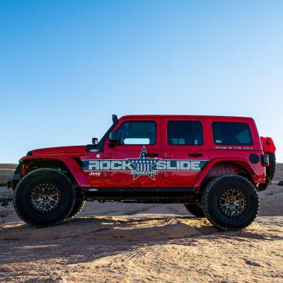 Jeep JL Side Step Sliders For 24-25 Wrangler JL 4 Door Models Set Rock Slide Engineering