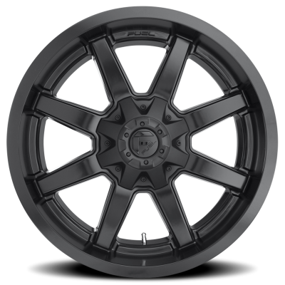 Aluminum Wheels 18X9 Maverick D436 5 On 139.7/5 On 150 Satin Black 110.1 Bore 20 Offset 8 Spoke Fuel Off Road Wheels