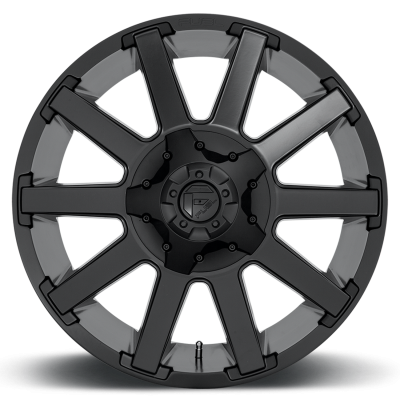 Aluminum Wheels 20X9 Contra D437 5 On 114.3/5 On 127 Matte Black 78.1 Bore 1 Offset 8 Spoke Fuel Off Road Wheels