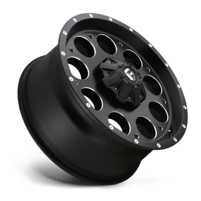 Aluminum Wheels 16X8 Revolver D525 5 On 114.3/5 On 127 Matte Black/Milled 72.6 Bore 1 Offset Fuel Off Road Wheels