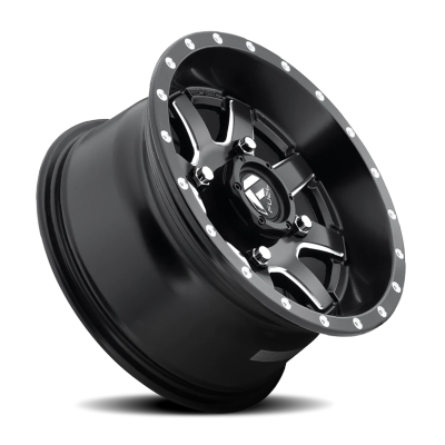 Aluminum Wheels 15X10 Maverick UTV D538 4 On 137 Matte Black Milled 110.2 Bore 0 Offset Fuel Off Road Wheels
