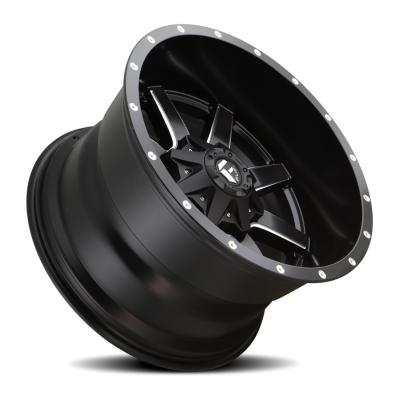 Aluminum Wheels 17X9 Maverick D538 5 On 114.3/5 On 127 Black/Milled 78.1 Bore 1 Offset Fuel Off Road Wheels