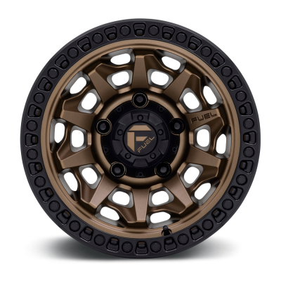 Aluminum Wheels 15X8 Covert D696 5 On 114.3 Matte Bronze Black Bead Ring 72.7 Bore -19 Offset Multi Spoke Fuel Off Road Wheels