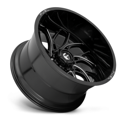 Aluminum Wheels 24X11 Runner D741 8 On 165.1 Gloss Black Milled 125.2 Bore 0 Offset Fuel Off Road Wheels