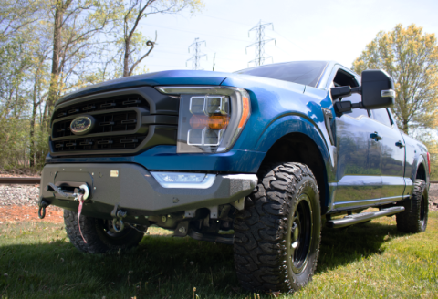 2021-Present F-150 Pelican Winch Plate Fishbone Offroad