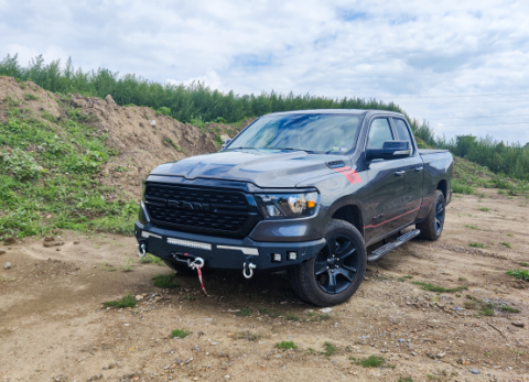 2019-2023 Ram 1500 Pike Winch Plate Fishbone Offroad
