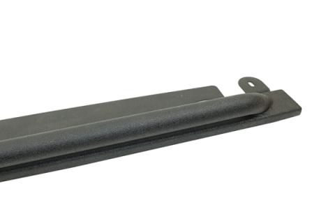 Jeep JK Rock Slider 07-18 Wrangler JK 2 Door Rubicon Steel Black Textured Powdercoat Fishbone Offroad