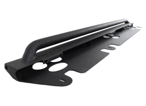 Jeep JK Rock Slider 07-18 Wrangler JK 4 Door Rubicon Steel Black Textured Powdercoat Fishbone Offroad