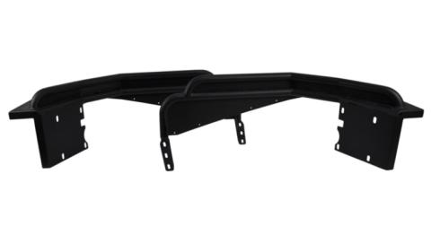 Jeep TJ Tube Fenders Front 3 Inch Flare 97-06 Wrangler TJ Steel Black Textured Powdercoat Fishbone Offroad