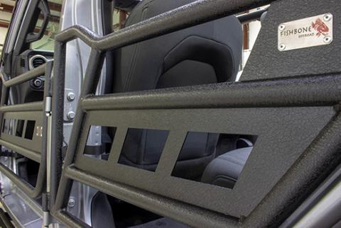 Jeep Front and Rear Tube Doors 2018-Present Wrangler JL Fishbone Offroad