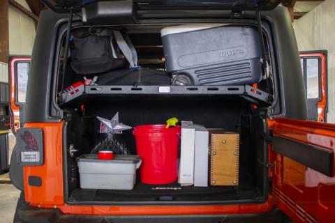 Jeep JK Interior Storage Rack 07-18 Wrangler JK 4 Door Fisbone Offroad