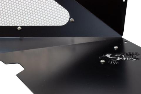 Jeep JL Inner Fenders For 18-Current Wrangler JL Front/Rear Set of 4 Aluminum Black Powdercoat Fishbone Offroad