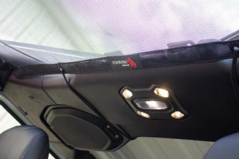 2018-Present Jeep Wrangler JL/U and 2018-Present Jeep Gladiator JT Front Sun Shade Fishbone Offroad
