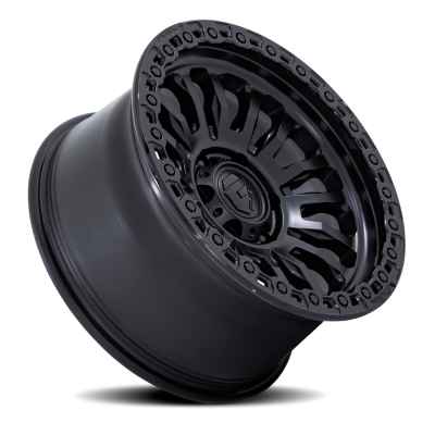Aluminum Wheels 20X10 Rincon SBL FC857MB 5 On 127 Matte Black/Gloss Black Lip 71.5 Bore -18 Offset Fuel Off Road Wheels