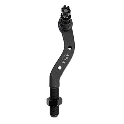 Apex Chassis Heavy Duty Tie Rod &amp; Drag Link Assembly in Polished Aluminum Fits:  07-18 Jeep Wrangler JK/JKU. Note this FLIP kit fits vehicles with a lift exceeding 3.5 inches. This kit requires drilling the knuckle.