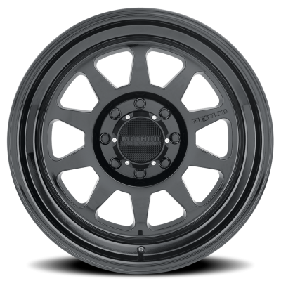 Aluminum Wheels 20x9 MR316 Bolt Pattern 8 On 170 Offset 18 Lip Size 1.77 Gloss Black GB Method