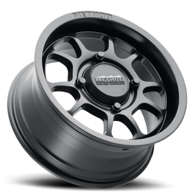 Aluminum Wheels 14x7 MR409 Bead Grip UTV Bolt Pattern 4 On 156 Offset 38 Lip Size 1.3 Matte Black MB Method