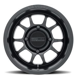 Aluminum Wheels 14x7 MR409 Bead Grip UTV Bolt Pattern 4 On 156 Offset 38 Lip Size 1.3 Matte Black MB Method