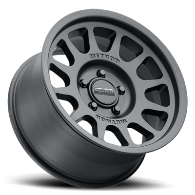 Aluminum Wheels 17x9 Bead Grip MR703 Bolt Pattern 5 On 127 Offset -12 Lip Size 1.18 Matte Black MB Method