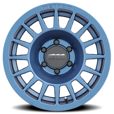 Aluminum Wheels 17x8.5 Bead Grip MR707 Bolt Pattern 6 On 139.7 Offset 0 Lip Size 0 Bahia Blue BL Method