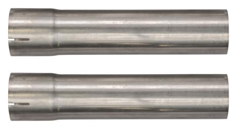 1966-71 Ford Fairlane 2.5 Inch X-Pipe Crossmember Back Quarter Panel Exit Exhaust No Mufflers Pypes Performance Exhaust