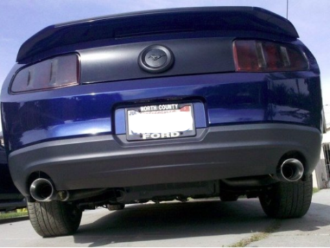 2011-2014 Mustang V6 Mid Muffler Cat Back Exhaust System M-80 Mufflers 409 Stainless Pypes Performance Exhaust
