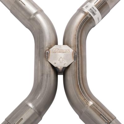 1965-70 Chevy Impala  H-Pipe Crossmember Back Exhaust 409 SS Rear Exit Street Pro Mufflers Pypes Performance Exhaust