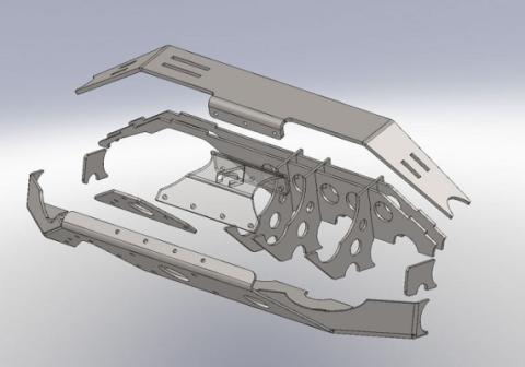 Dana 60 Full Hydro Mounting Kit: 78-79 Ford - Ultimate Arms for Reid Knuckles Artec Industries