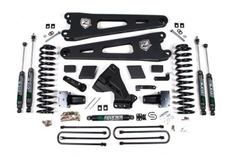20-21 F-350 Dually 6 Inch Radius Arm Lift Kit Fox Adventure Shocks Diesel Zone Offroad