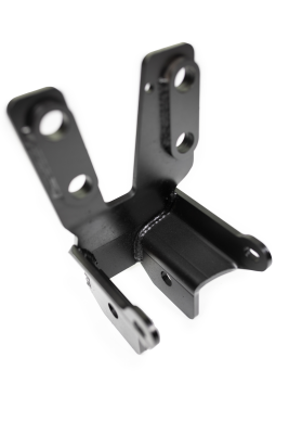 18-24 Jeep Wrangler/Gladiator JL/JT Yeti XD Sealed Bearing Sector Shaft Brace with Frame Side Track Bar Reinforcement Bracket - Steel Steering Box Only Steer Smarts
