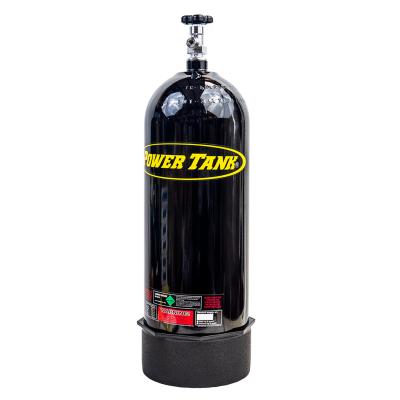20 lb Power Tank CO2 Bottle Bottle w/ Boot Gloss Black Power Tank
