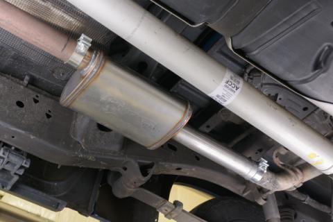 19-25 Silverado / Sierra 1500 4.8L/5.3L Single Exit Tunes &amp; Tip Muffler Replacement Exhaust Kit Violator Muffler SGT32V PYPES
