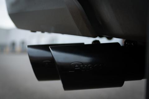 Cat-Back Exhaust System 14-21 Split Side Dual Exit 2.5 in Intermediate And 3 in Tail Pipe Race Pro Mufflers/Hardware Incl Tip Incl Pypes Exhaust