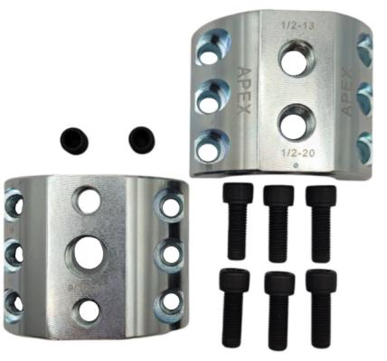Stabilizer Clamp, 1.5 Inch ID, Zinc, Universal - Includes hardware for Fox ATS, Standard, Falcon Apex Chassis
