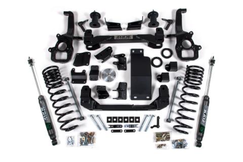 19-23 RAM 1500 4WD 6 Inch Front 5 Inch Rear Lift Kit Fox Adventure Shocks Zone Offroad