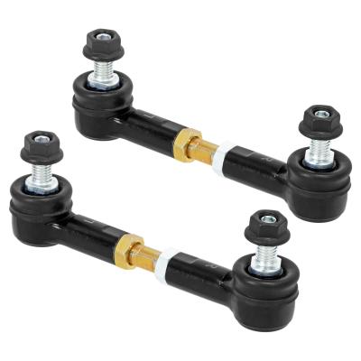 Adjustable Sway Bar End Link Kit (3 1/2 in. Long Rods w/ Sealed Rod Ends and Jam Nuts) RockJock 4x4