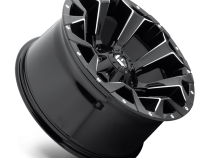Aluminum Wheels 20X10 Assault D546 5 On 114.3/5 On 127 Matte Black/Milled 78.1 Bore -18 Offset 8 Spoke 49 Lbs Fuel Off Road Wheels