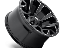 Aluminum Wheels 17X9 Assault D576 5 On 114.3/5 On 127 Gloss Black/Milled 78.1 Bore 1 Offset 8 Spoke Fuel Off Road Wheels