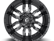 Aluminum Wheels 20X9 Sledge D595 5 On 114.3/5 On 127 Gloss Black/Milled 78.1 Bore 1 Offset 40 Lbs Fuel Off Road Wheels