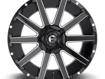 Aluminum Wheels 24X12 Contra D615 5 On 127/5 On 139.7 Gloss Black/Milled 87.1 Bore -44 Offset Multi Spoke Fuel Off Road Wheels