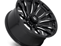 Aluminum Wheels 20X9 Blitz D673 5 On 127 Gloss Black Milled 71.5 Bore 1 Offset Multi Spoke 37 Lbs Fuel Off Road Wheels