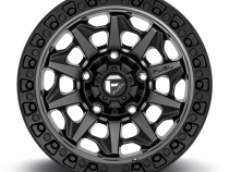 Aluminum Wheels 20X10 Covert D716 5 On 127 Matte Gunmetal Gray Black Bead Ring 71.5 Bore -18 Offset Multi Spoke Fuel Off Road Wheels