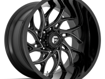 Aluminum Wheels 24X11 Runner D741 8 On 165.1 Gloss Black Milled 125.2 Bore 0 Offset Fuel Off Road Wheels