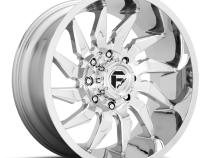 Aluminum Wheels 20X10 Saber D743 5 On 139.7 Chrome 78 Bore -18 Offset Fuel Off Road Wheels