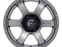 Aluminum Wheels 18X9 Rush D767 5 On 127 Matte Gunmetal Gray 71.5 Bore 1 Offset Fuel Off Road Wheels